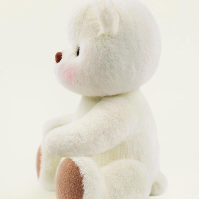 White Handmade Jointed Teddy Bear Gift