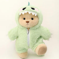 Green Dino With Brown Bear