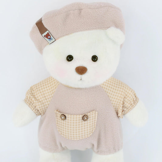 Khaki Hat Bear | Handmade Jointed Teddy Bear Gift