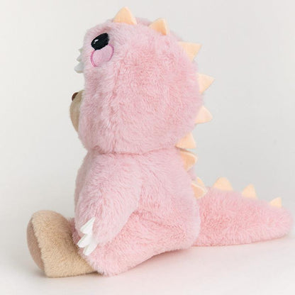 Furry Dino Bear | Handmade Jointed Teddy Bear Gift